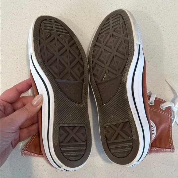 Converse High-Top Sneakers - Rust - W6 - Picture 2 of 8